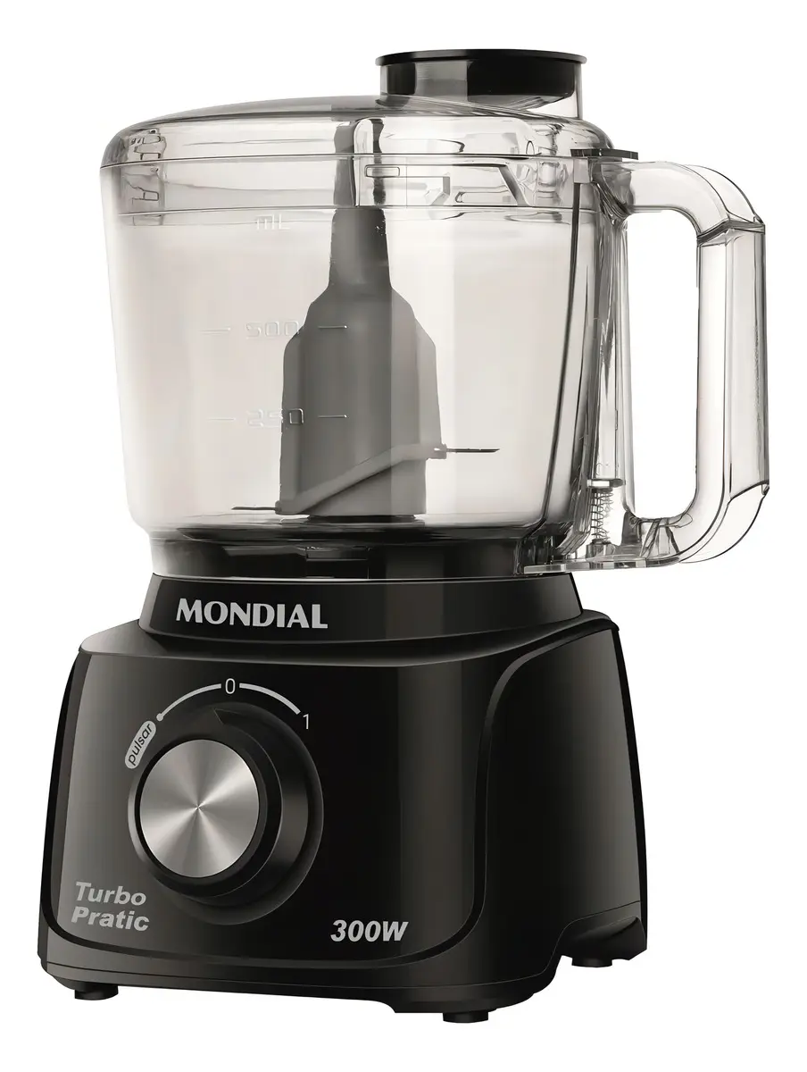 Mini Processador Mondial Turbo Pratic MP-16-B 300W