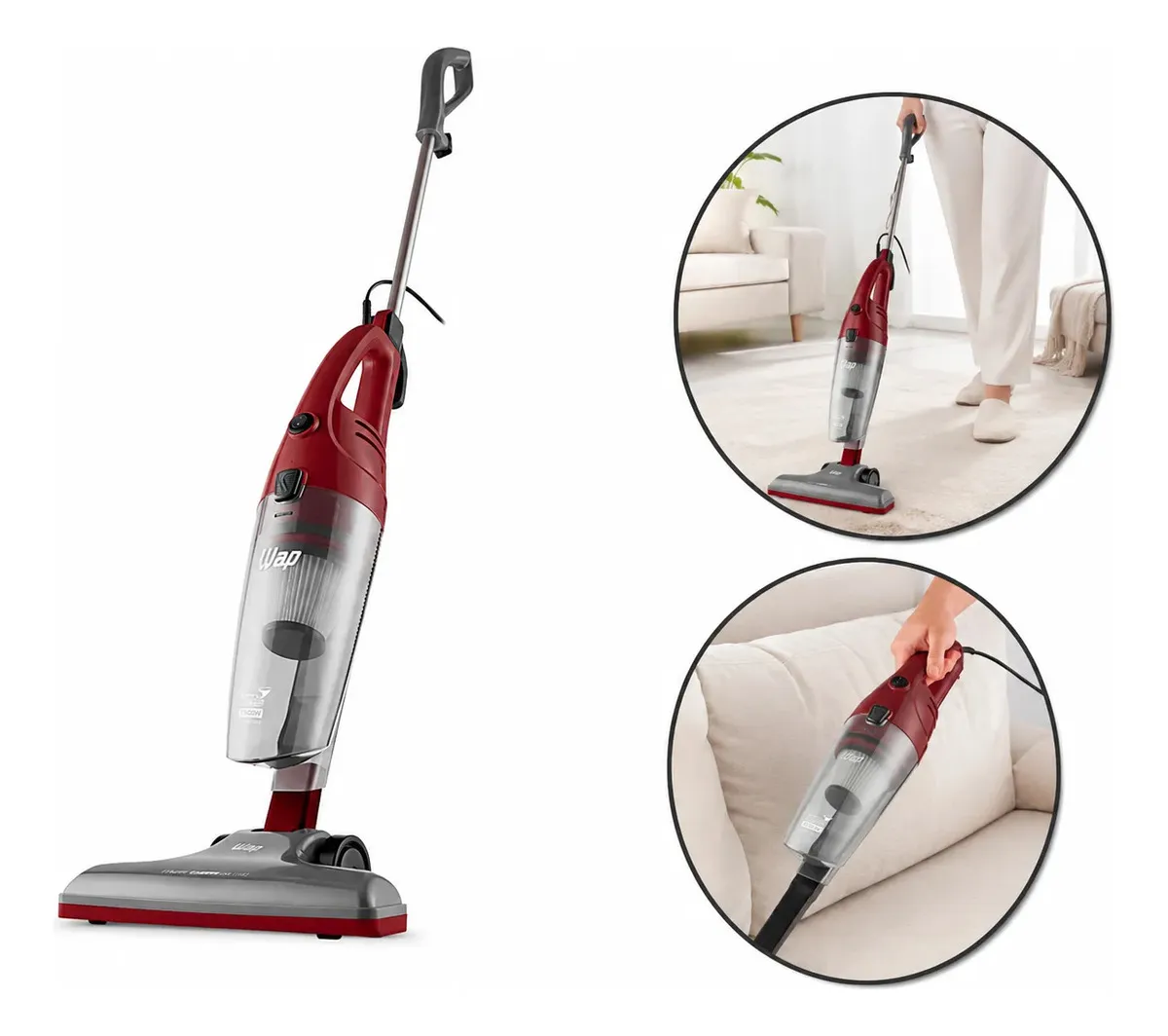 WAP High Speed Plus 1350W aspirador vertical portátil