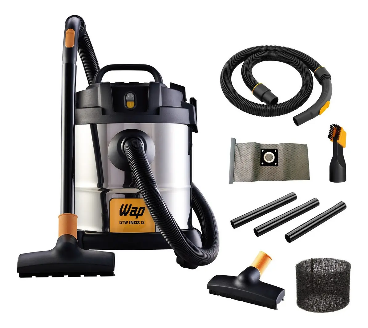 WAP GTW Inox 12 aspirador de água e pó custo-benefício