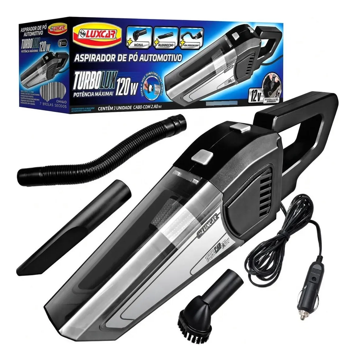 Aspirador para carro Luxcar TurboLux LX8500 120W