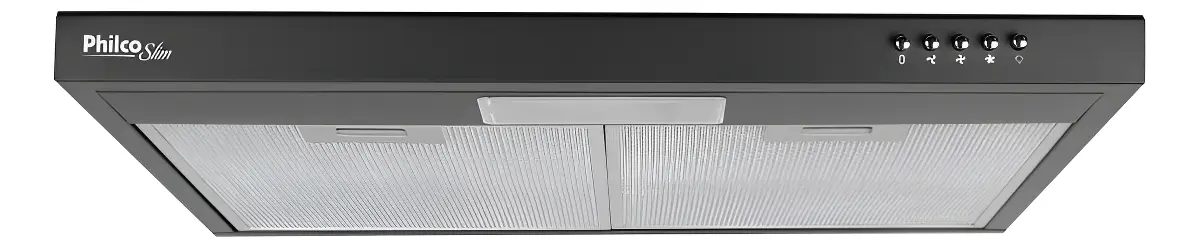 Philco PDR60P Slim 60 cm preto depurador e exaustor